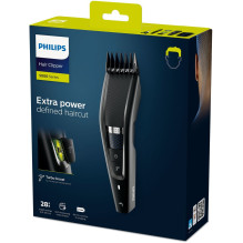 Hair Clipper - Philips 5000 Series HC5632/15, 28 Length Settings, Black