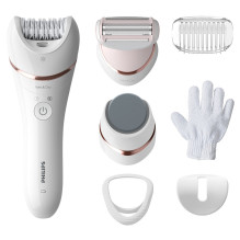 Epilator - Philips BRE 730 / 10 Wet Dry Pink / White