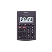 Calculator - CASIO HL-4A-B 8-digit Pocket 25 Button Battery Operated Black