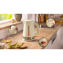 Bosch MyMoment elektrinis virdulys 1,7 l 2400 W, kreminės spalvos