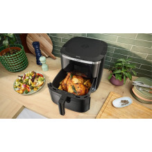 „Bosch Serie 6 MAFS2671B“ gruzdintuvė, viena, 7,2 l, atskira, 1800 W, karšto oro gruzdintuvė, juoda