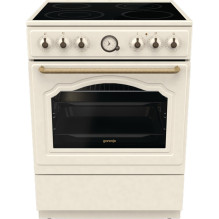 Gorenje GECS6B70CLI Freestanding cooker Ceramic hob Beige