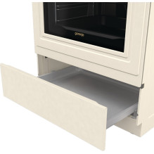 Gorenje GECS6B70CLI Freestanding cooker Ceramic hob Beige