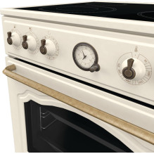 Gorenje GECS6B70CLI Freestanding cooker Ceramic hob Beige