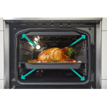 Gorenje GECS6B70CLI Freestanding cooker Ceramic hob Beige