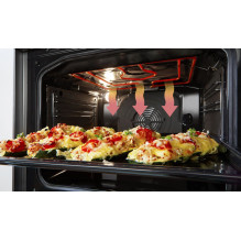 Gorenje GECS6B70CLI Freestanding cooker Ceramic hob Beige