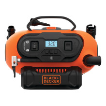 „Black Decker BDCINF18N-QS“ oro kompresorius 160 l/min. AC / cigarų žiebtuvėlis „Black Decker BDCINF18N-QS“ oro kompresorius 160 l/min. AC / cigarų žiebtuvėlis