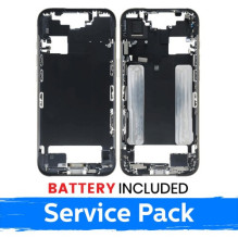 Ekrano rėmas / Vidinis korpusas skirtas Apple iPhone Air korpusas + baterija / Light Gold / (Service Pack)