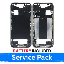 Ekrano rėmas / Vidinis korpusas skirtas Apple iPhone Air korpusas + baterija / Sky Blue / (Service Pack)