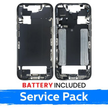 Ekrano rėmas / Vidinis korpusas skirtas Apple iPhone Air korpusas + baterija / Space Black / (Service Pack)