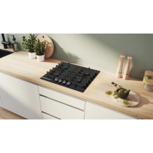 Virtuvės kaitlentė - Bosch PRP6A6H40 dujinė kaitlentė 4 zonos 3000W juoda Virtuvės kaitlentė - Bosch PRP6A6H40 dujinė kaitlentė 4 zonos 3000W juoda