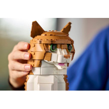 Constructor - LEGO IDEAS 21376 1755pcs Model 320mm Height Orange Cat Constructor - LEGO IDEAS 21376 1755pcs Model 320mm Height Orange Cat