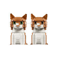 Konstruktorius - LEGO IDEAS 21376 1755pcs Model 320mm Aukščio Oranžinė Katė Konstruktorius - LEGO IDEAS 21376 1755pcs Model 320mm Aukščio Oranžinė Katė