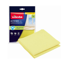 Valymo Audinys - Vileda Actifibre Pro Mikropluošto Be Dryžių, Skalbiama Mašinoje, 1 Vnt., Mėlyna