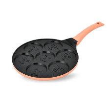 Kept - Kept 26cm 'SMILE' Aluminium Non-Stick Pancake Pan Black Kept - Kept 26cm 'SMILE' Aluminium Non-Stick Pancake Pan Black