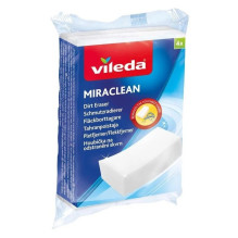 Cleaning sponge - Vileda Miraclean Magic Sponge 4-Pack, Melamine, White