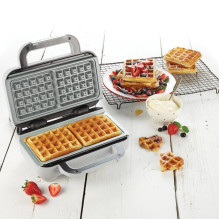 Waffle Maker - Breville DuraCeramic VST072X 850W Two Waffle Capacity Black Waffle Maker - Breville DuraCeramic VST072X 850W Two Waffle Capacity Black