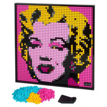 Art set - Lego 31197 - Create a mosaic artwork inspired by Andy Warhol's Marilyn Monroe, 3341 pieces, multicolor