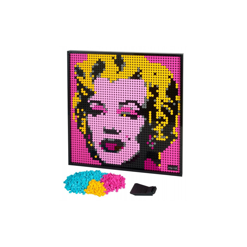 Dailės rinkinys - Lego 31197 - Sukurkite mozaikos meno kūrinį, įkvėptą Andy Warhol Marilyn Monroe, 3341 dalys, daugiaspa