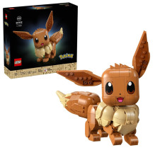 Constructor - LEGO POKÉMON 72151 Eevee Model 587 Pieces 190 mm Tall Brown