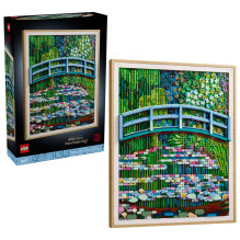 Menų rinkinys - LEGO ART 31220 Claude Monet Mozaika 3,179 Vnt 410x510 mm Daugiaspalvis