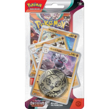 Trading Card Expansion Pack - Pokémon TCG: Scarlet Violet: Annihilape Obsidian Flames Premium Pack, 3 Promo Cards, Coins