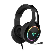 Ausinės - Havit Gamenote H2232d RGB, Laidinės, 3.5 mm Jungtis, Daugiaspalvis Apšvietimas, Juoda