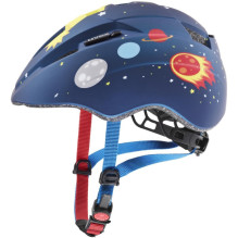 Vaikų Dviračio Šalmas - Uvex Kid 2 CC In-Mold Construction, Removable Lining, 46-52 cm Dk. Blue Rocket