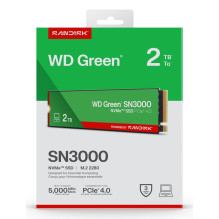 Western Digital Green WD ™ SN3000 NVMe™ SSD POWERED BY SANDISK 2 TB