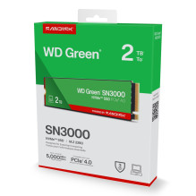 Western Digital Green WD ™ SN3000 NVMe™ SSD POWERED BY SANDISK 2 TB