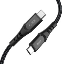 Tech-Protect Ultraboost UB11T USB-C / USB-C PD 100W / QC3.0 Cable 100 cm - Black