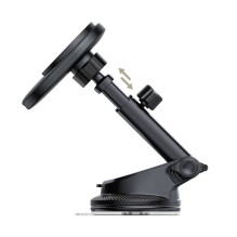 Tech-Protect V21 MagSafe Car Holder with 25W QI2.2 Inductive Charger for Cockpit / Windshield / Air Vent - Black