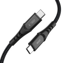 Tech-Protect Ultraboost UB11T USB-C / USB-C PD 240W / QC3.0 Cable 100 cm - Black