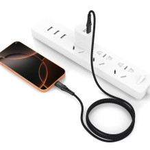 Tech-Protect Ultraboost UB11T USB-C / USB-C PD 240W / QC3.0 Cable 100 cm - Black