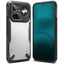 Ringke Fusion X case for Nothing Phone 4A Pro - transparent and black