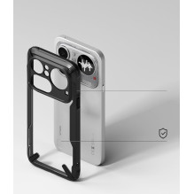 Ringke Fusion X case for Nothing Phone 4A Pro - transparent and black