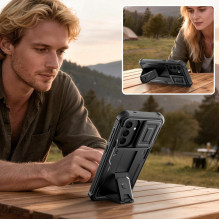 Tech-Protect Kevlar Cam+ 2-Set Case for Samsung Galaxy A57 5G - Black