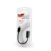Gembird AB-OTG-CMAF2-01 USB 2.0 OTG Type-C adapterio laidas (CM / AF), lizdinė plokštelė