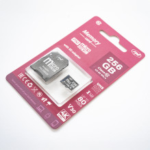 PNI 256 GB „MicroSD“ atminties kortelė su SD adapteriu, 10 klasė, 80 Mb/s, V30