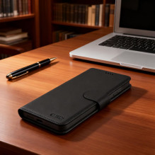 Tech-Protect Wallet MagSafe Case for Samsung Galaxy S26 Ultra - Matte Black