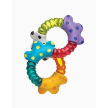 Barškutis Playgro CLICK&amp;TWIST, įvairių spalvų