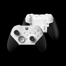 „Microsoft Xbox Elite Wireless Series 2“ – juodas, baltas „Bluetooth“ / USB žaidimų pultas, analoginis / skaitmeninis ko