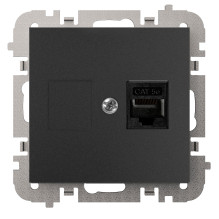 RJ45 SOCKET BLACK
