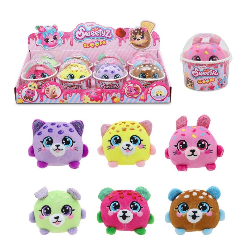 Stuffed toy Sweetyz scoops, various colours