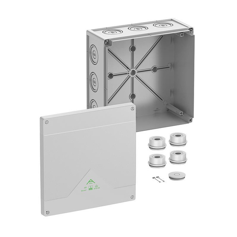 Paskirstymo dėžutė Spelsberg ABOX 252x252x120 IP55 / IP66 IK07