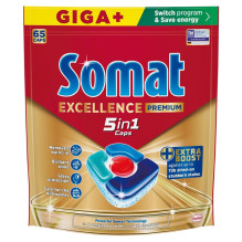 Dishwasher capsules Somat Premium, 65 pcs