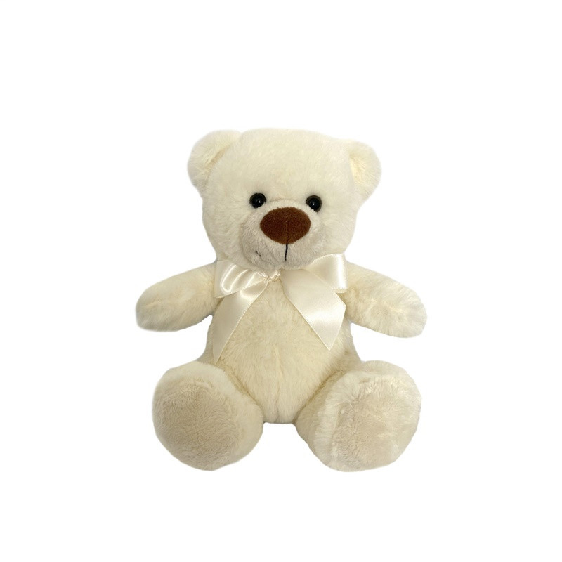 Stuffed toy Teddy bear, white, 20 cm