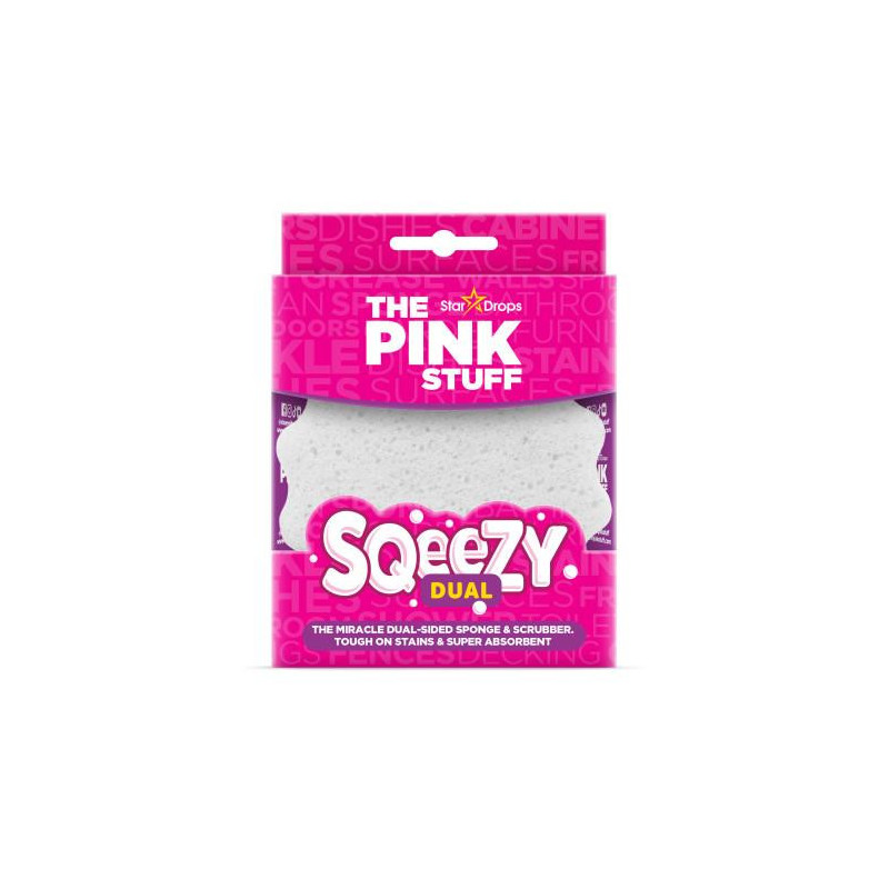 Double-sided sponge the pink stuff