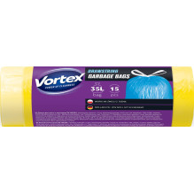 Šiukšlių maišai Vortex, 35 l, 15 vnt.