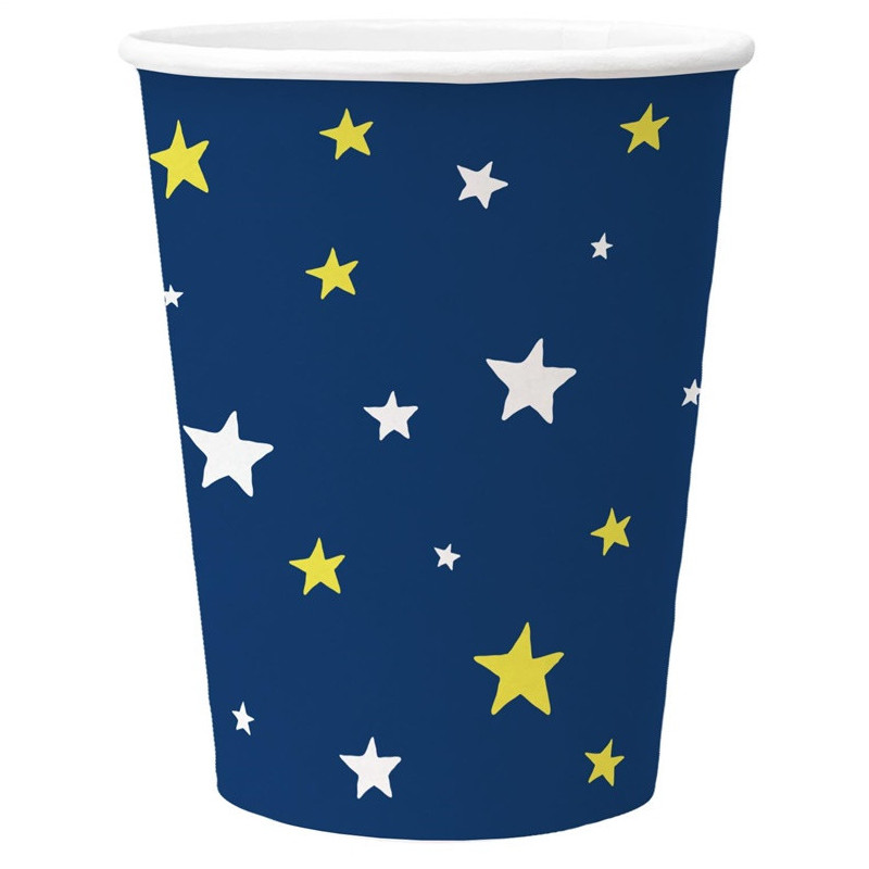 Vienkartiniai puodeliai PAW Space, 250 ml, 8 vnt.
